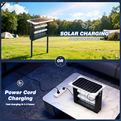 Large Solar Bug Zapper Outdoor (4W for 2000 sq.ft)