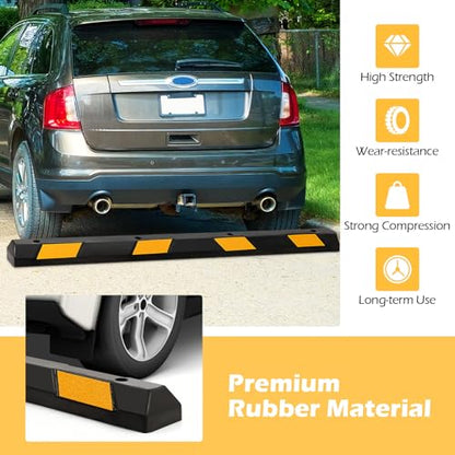 72" Rubber Parking Curb (4 Pack)