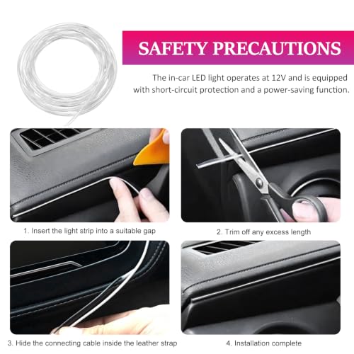 Interior Car LED Strip Lights (6 in 1)