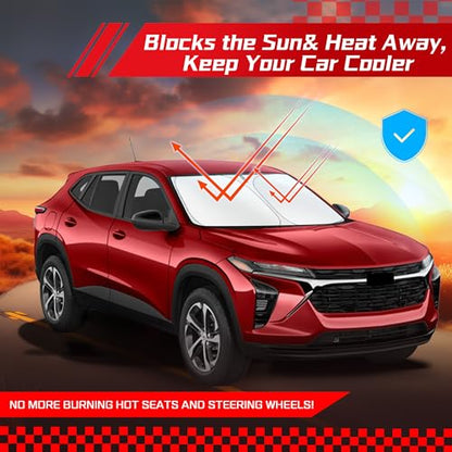 Windshield Sun Shade for Chevrolet Chevy Trax 2024 (for Chevy Trax 2024-2026 2027)