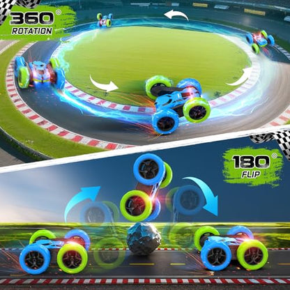 Blue Green RC Car for Kids (Blue&green Pro)