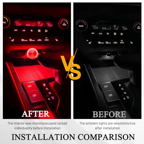 4PCS USB LED Car Interior Atmosphere Lamp (Red)
