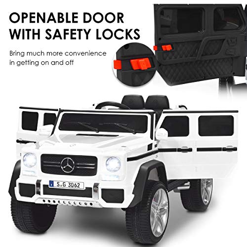 Ride on Car Licensed Mercedes (White)