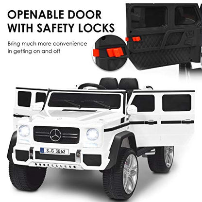 Ride on Car Licensed Mercedes (White)