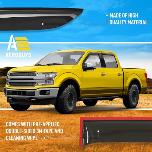Extra Durable Window Deflectors Tape (For Ford F150 15-26)
