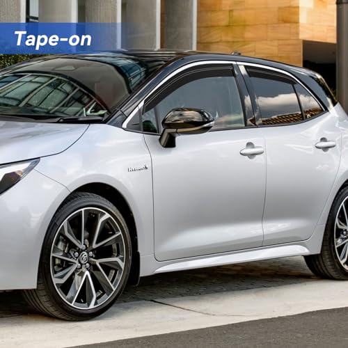 Window Visors Rain Guards for 2019 (2019-2026 Toyota Corolla Hatchback)