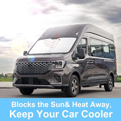 Sun Shade for Ford Transit 2015 (Windshield Sunshade for Ford Transit 2015-2026)