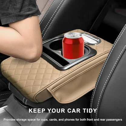 Car Center Console Cover (Beige)