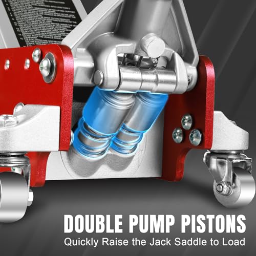 3 Ton Low Profile (3 Ton Aluminum / Red)
