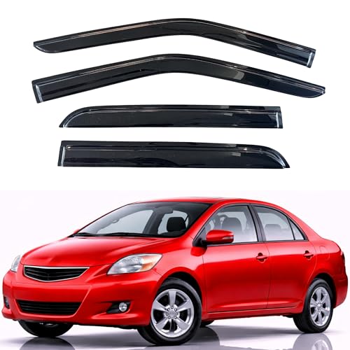 Rain Guards Window Visors for 2007 (2007-2013 Yaris Sedan)