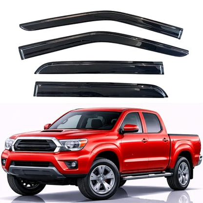 Rain Guards Window Visors for 2005 (2005-2015 Tacoma Double Cab)