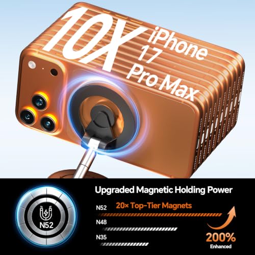 Magnetic Vacuum Suction Car Phone Holder for MagSafe