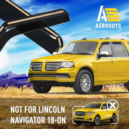 Extra Durable Window Deflectors in (For Lincoln Navigator 07-17)