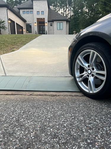 Gray Color Driveway Curb Ramps