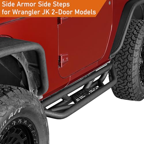 JK 2 Door Side Steps Running Boards (Tubular)
