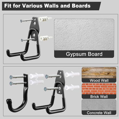 Garage Hooks 20 (Black)