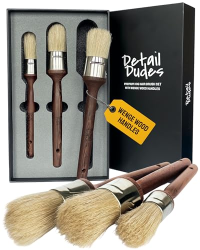 Premium Car Detailing Brush Set 3 (3-Pack)