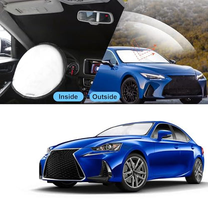 Sun Shade for Le xus is Sedan (Lexus is Sedan (NOT for Le xus RX, ES)2014-2020)