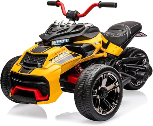 Kids Electric Ride on Truck Car (Yellow)
