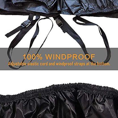 UTV Cover Waterproof Heavy Duty Oxford Cloth All Weather Protection Covers 2 (Black / Small)