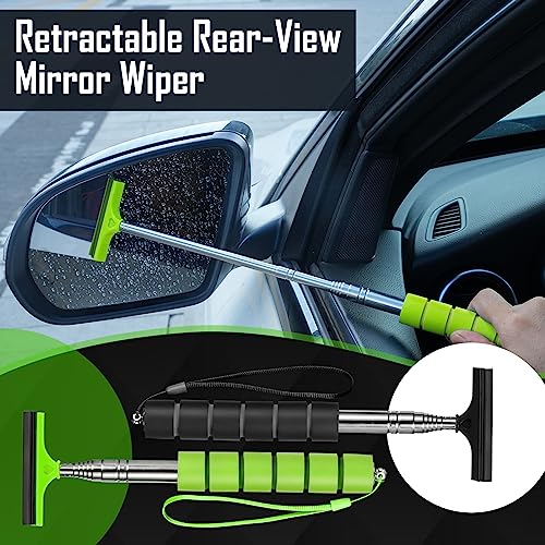 Side Mirror Squeegee (Upgrade Black and Green)