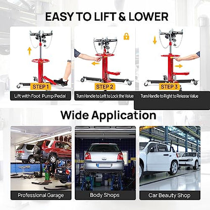 Transmission Jack (Red 1/2 Ton)