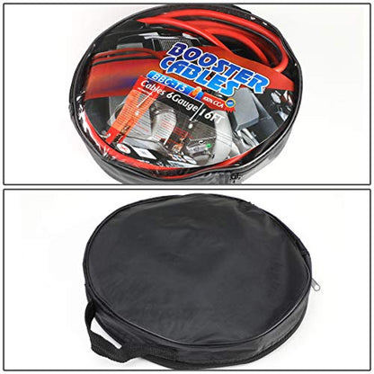 Heavy Duty 16Ft 6Gauge Booster Cable Power Jumper 400AMP Emergency Battery Start Car (16Ft / 6 Gauge)