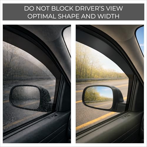 Window Deflectors Smoke Tinted In