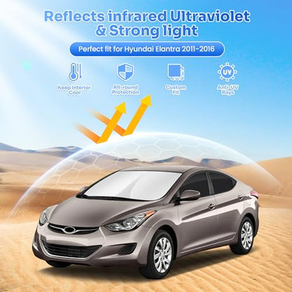 Window Shades for 2011 (Hyundai Elantra 2011-2016)