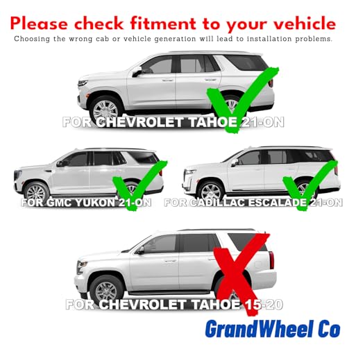 Window Deflectors Smoke Tinted in (For Tahoe 21-26)
