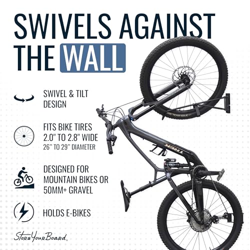 Swivel Bike Wall Mount (2 Pack / Mountain Bike)