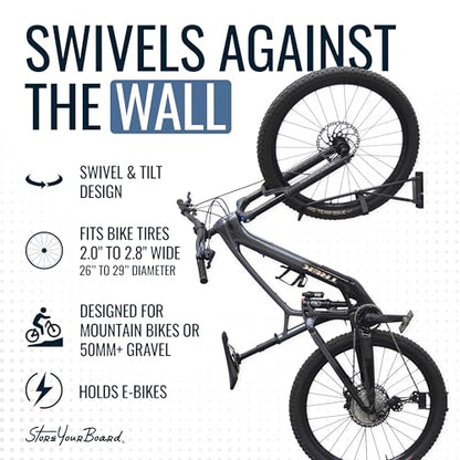 Swivel Bike Wall Mount (2 Pack / Mountain Bike)