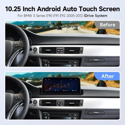 10.25 Inch IPS Touch Screen Car Radio for BMW 3 Series E90 E91 E92 E93 (10.25inch)