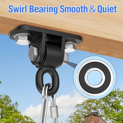 Swing Hangers with Bearing (Black / 2 Pack)