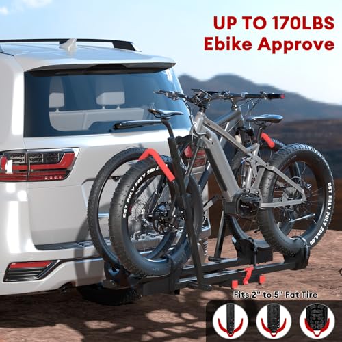 Hitch 2 EBike Rack with Ramp (Ebike Rack with Ramp)