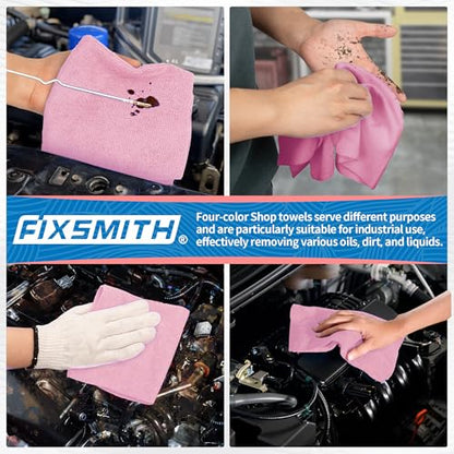 Microfiber Cleaning Cloth (24PK / Pink)