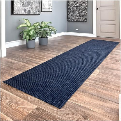 Heavy Duty Durable All Weather Indoor (6' x 20' (Rectangular) / Blue)