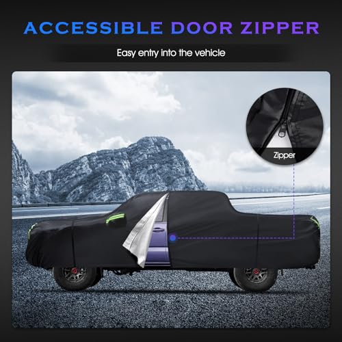 Car Cover Custom Fit for Toyota Tacoma 2005 (Fit for Toyota Tacoma Black)