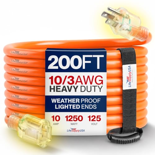 200ft Outdoor (200 FT / 10AWG / Orange)