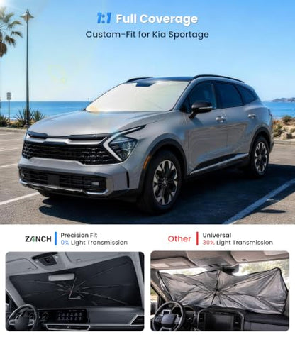 2026 Upgraded Windshield Sun Shade Umbrella (For Kia / For Sportage)