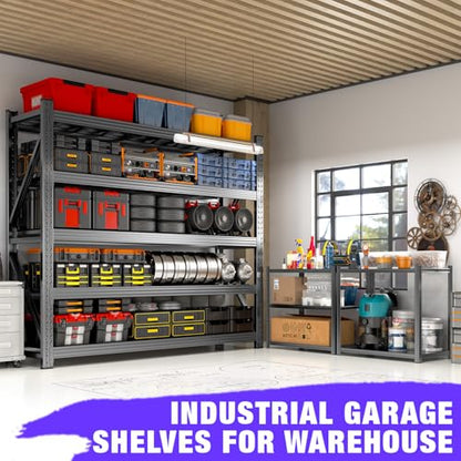 Metal Garage Shelving Unit (5-Tier,63" W x 24" D x 71" H)