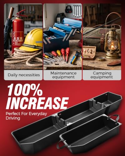Underseat Storage & Center Console Organizer for Ford F150 2015