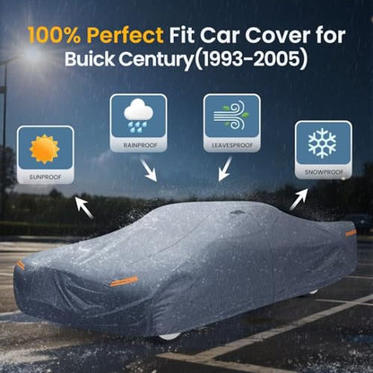Waterproof Buick Century (Custom Fit Buick Century+Towel+Bag / Classic car cover)