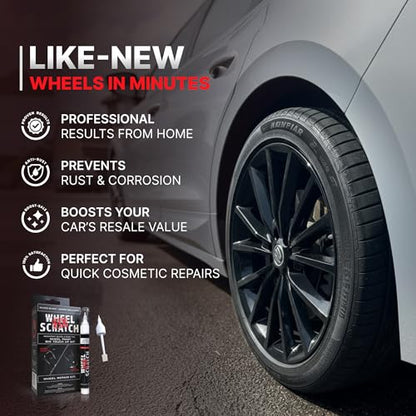 Gloss Black Rim Touch Up Paint (Black - Gloss - Kit)