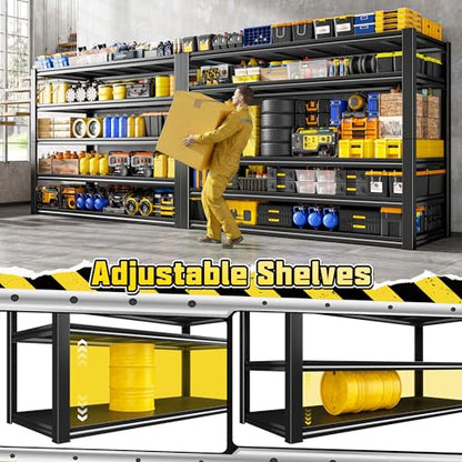 48.2" W Garage Shelving (72.2"H x 24.2"D x 48.2"W)