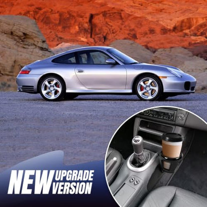 BILLFARO Center Console Cup Holder with Base Mount for Porsche Boxster 986 1997