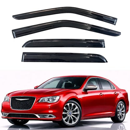 Rain Guards Fit for 2011 (2011-2023 Chrysler 300 (Excludes Touring Model))