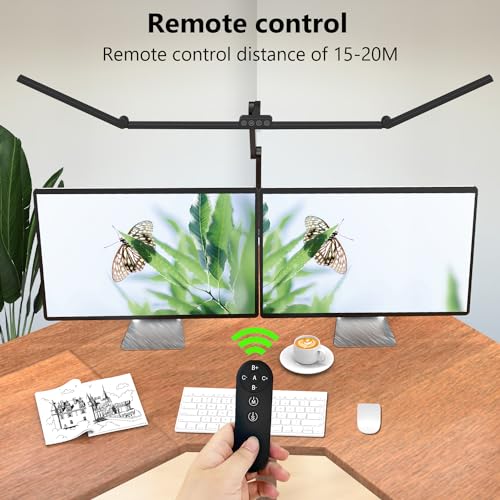 3000 Lumen Ultra Bright Architect Desk Lamp with Clamp (Black)