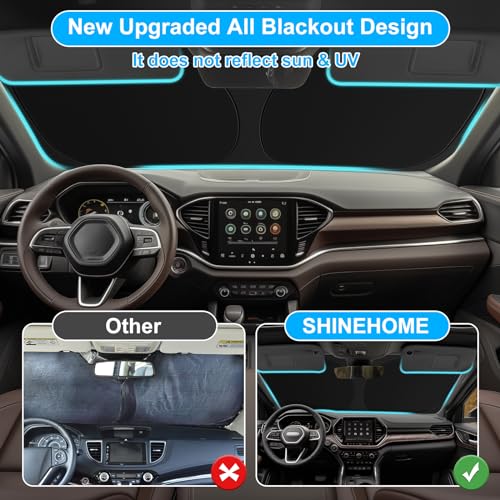 Windshield Sun Shade for 2014 (For 2014-2026 Jeep Cherokee)