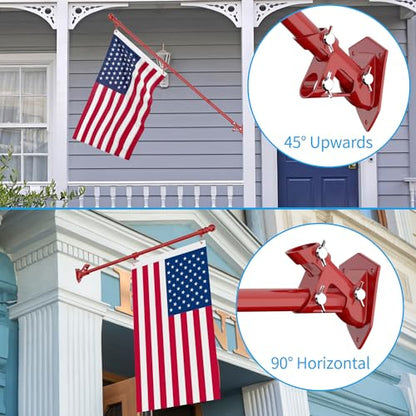 Flag Pole Upgraded Bracket (Red)